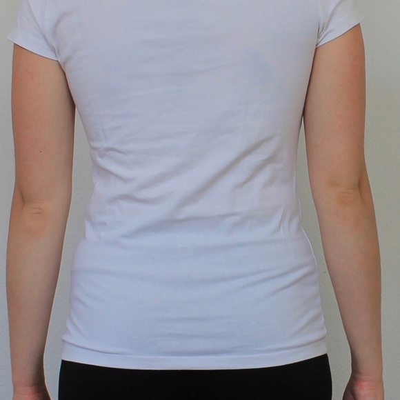 Basic White Layering Tee - Picture 4 of 4